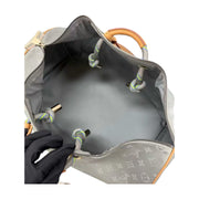 Louis Vuitton Monogram Titanium Keepall Bandouliere 50 Boston Bag