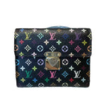 Load image into Gallery viewer, Louis Vuitton x Takashi Murakami multicolor black wallet

