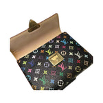 Load image into Gallery viewer, Louis Vuitton x Takashi Murakami multicolor black wallet
