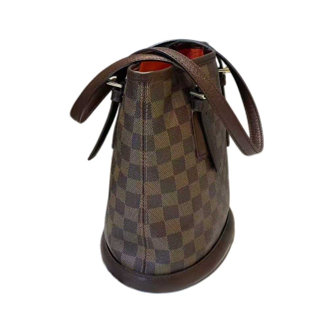 Louis Vuitton Marais Bucket Bag in Damier Ebene