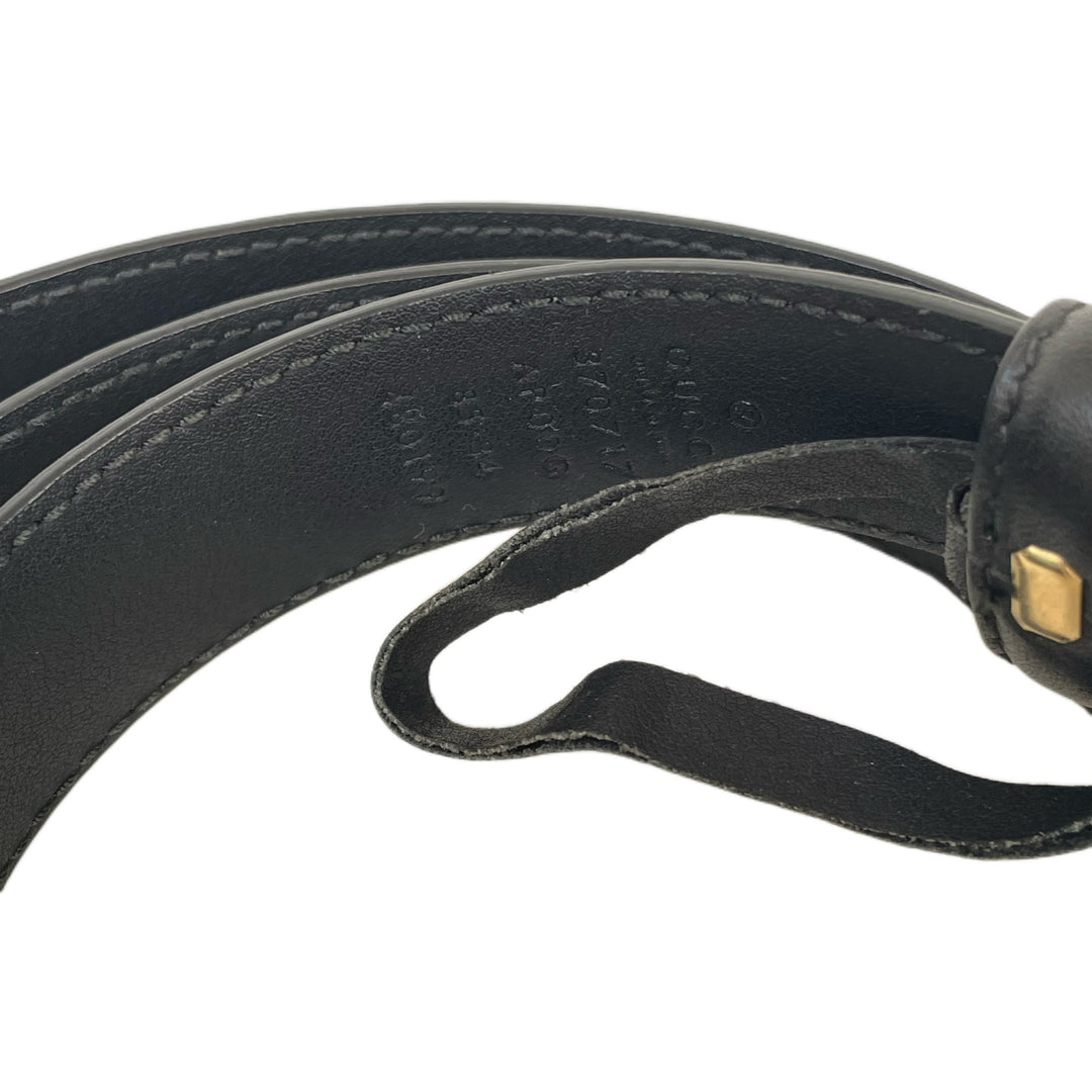 Gucci Interlocking G Logo Leather Belt