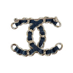 Load image into Gallery viewer, Chanel Leather Woven CC Brooch
