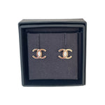 Load image into Gallery viewer, Chanel CC Turnlock Stud Earrings
