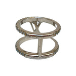 Load image into Gallery viewer, Louis Vuitton Crystal LV Iconic Ring size: 53
