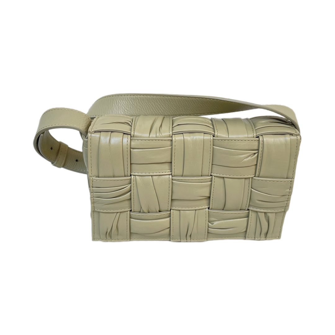 Bottega Veneta Intrecciato Brick Plisse Cassette Bag