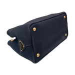 Load image into Gallery viewer, Prada Enameled Metal Triangle Canapa Small

