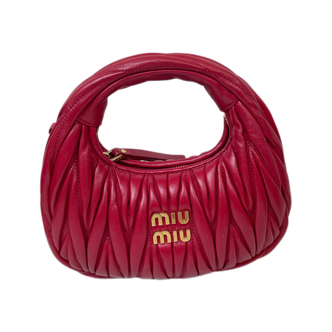 MiuMiu Leather Wander Small