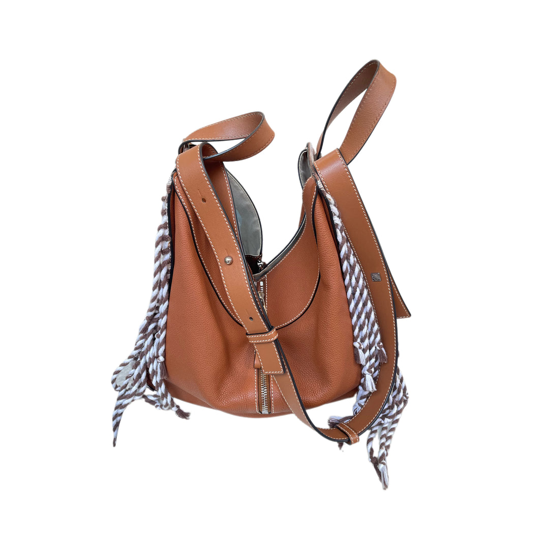 Loewe 2018 Fringe-Trimmed Small Hammock Bag