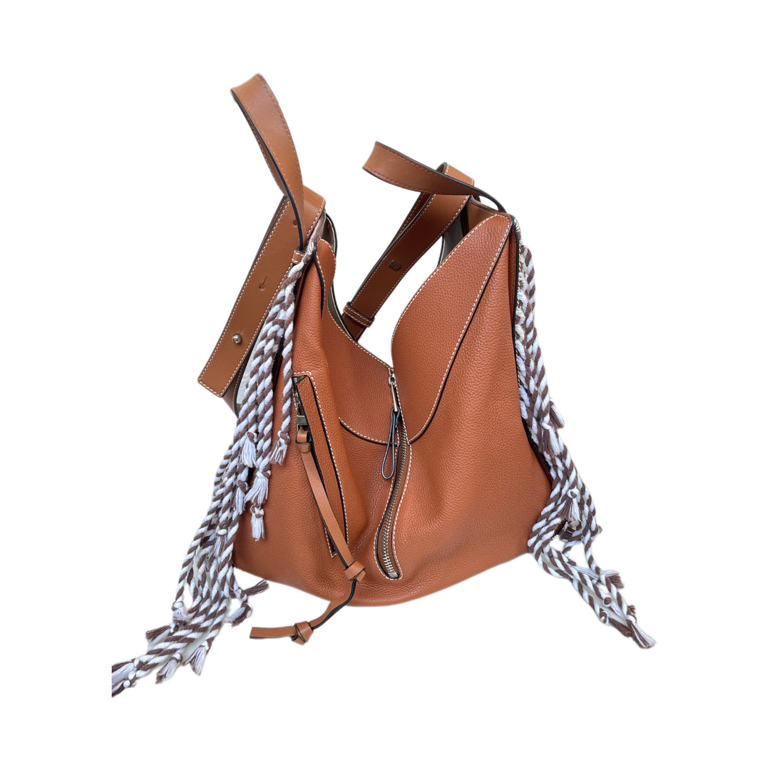 Loewe 2018 Fringe-Trimmed Small Hammock Bag