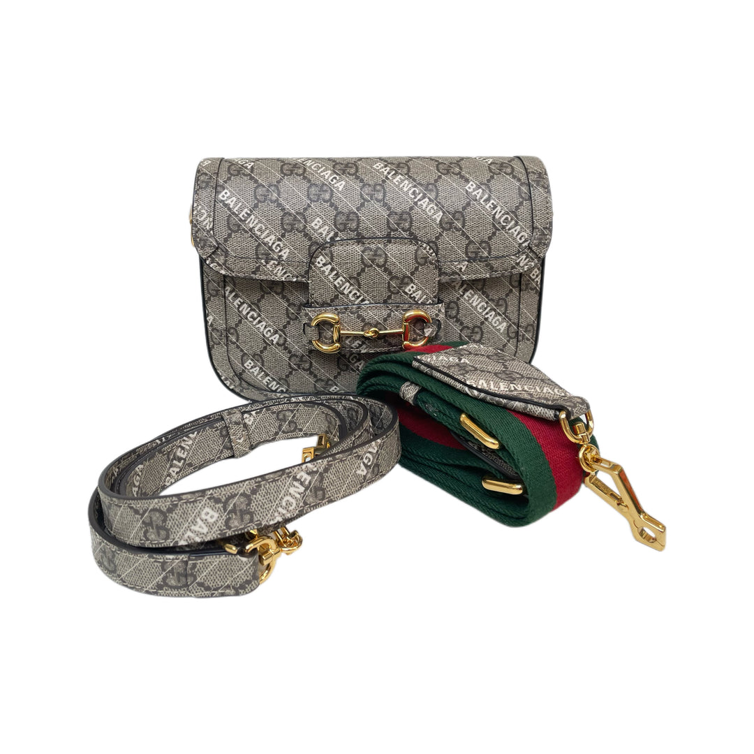 Gucci x Balenciaga GG Supreme The Hacker Project mini horsebit 1955