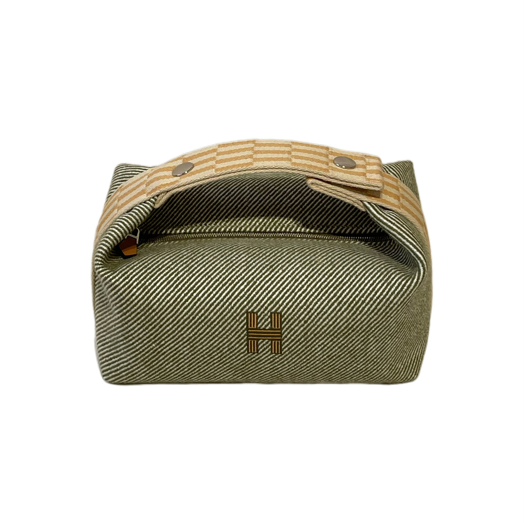 Hermès Small Wool H Natte Bride-A-Brac Pouch