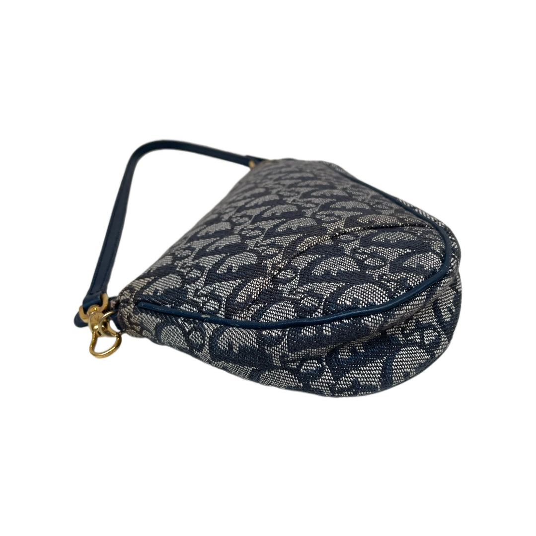 Christian Dior Diorissimo Saddle Pochette Vintage