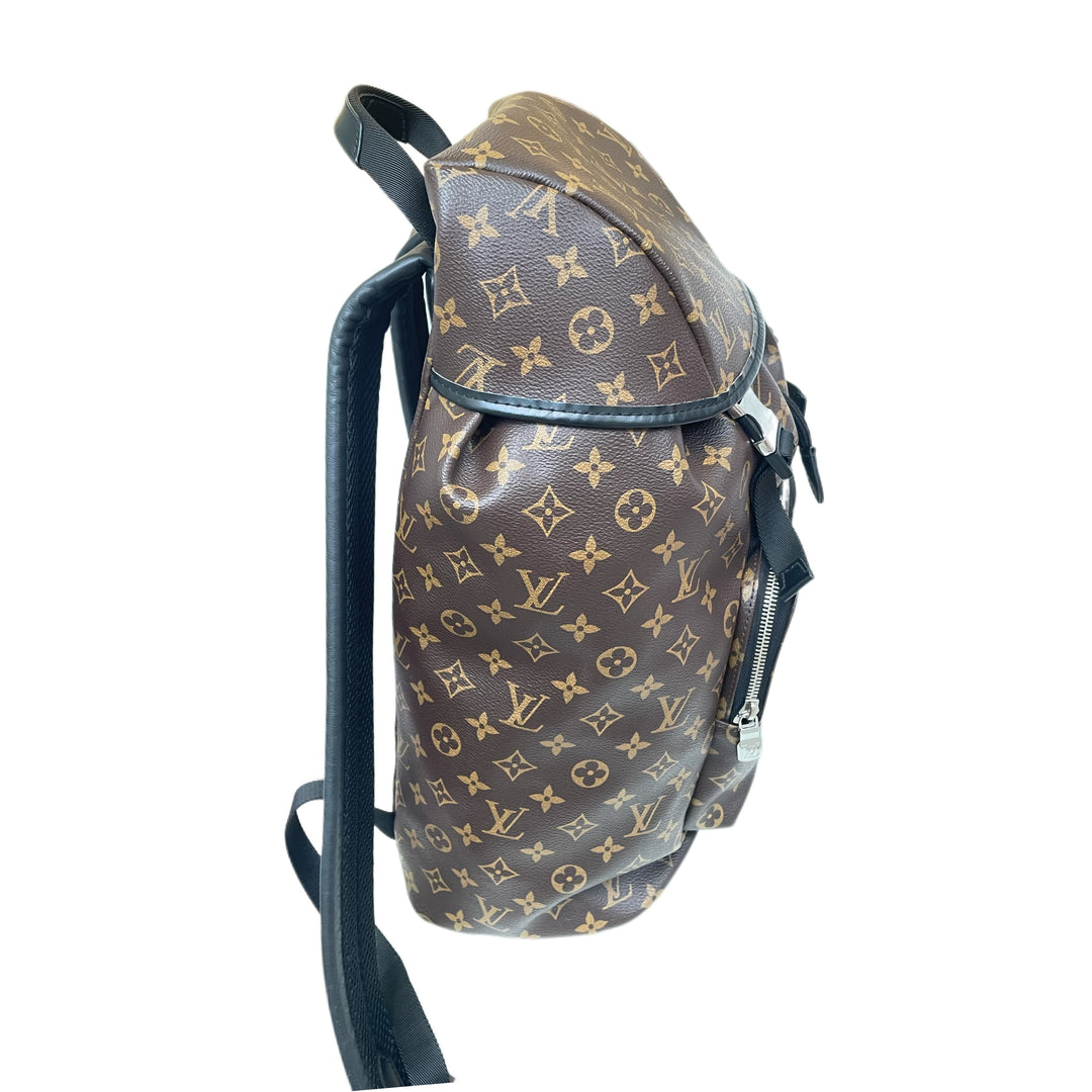 Louis Vuitton Coated Canvas Monogram Macassar Zack Backpack
