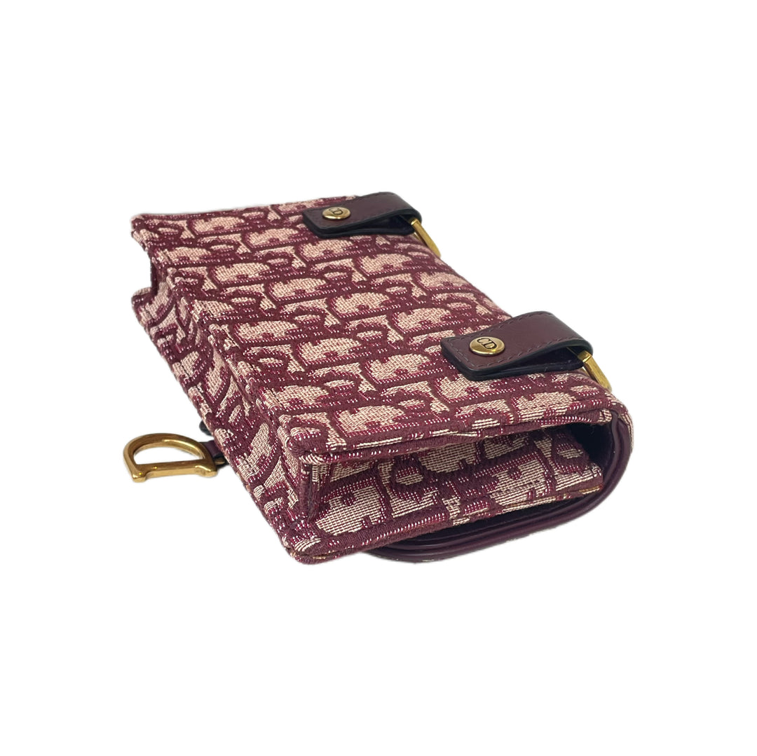 Christian Dior Oblique Jacquard Saddle Mini