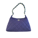 Load image into Gallery viewer, Chanel 24a wool tweed hobo bag
