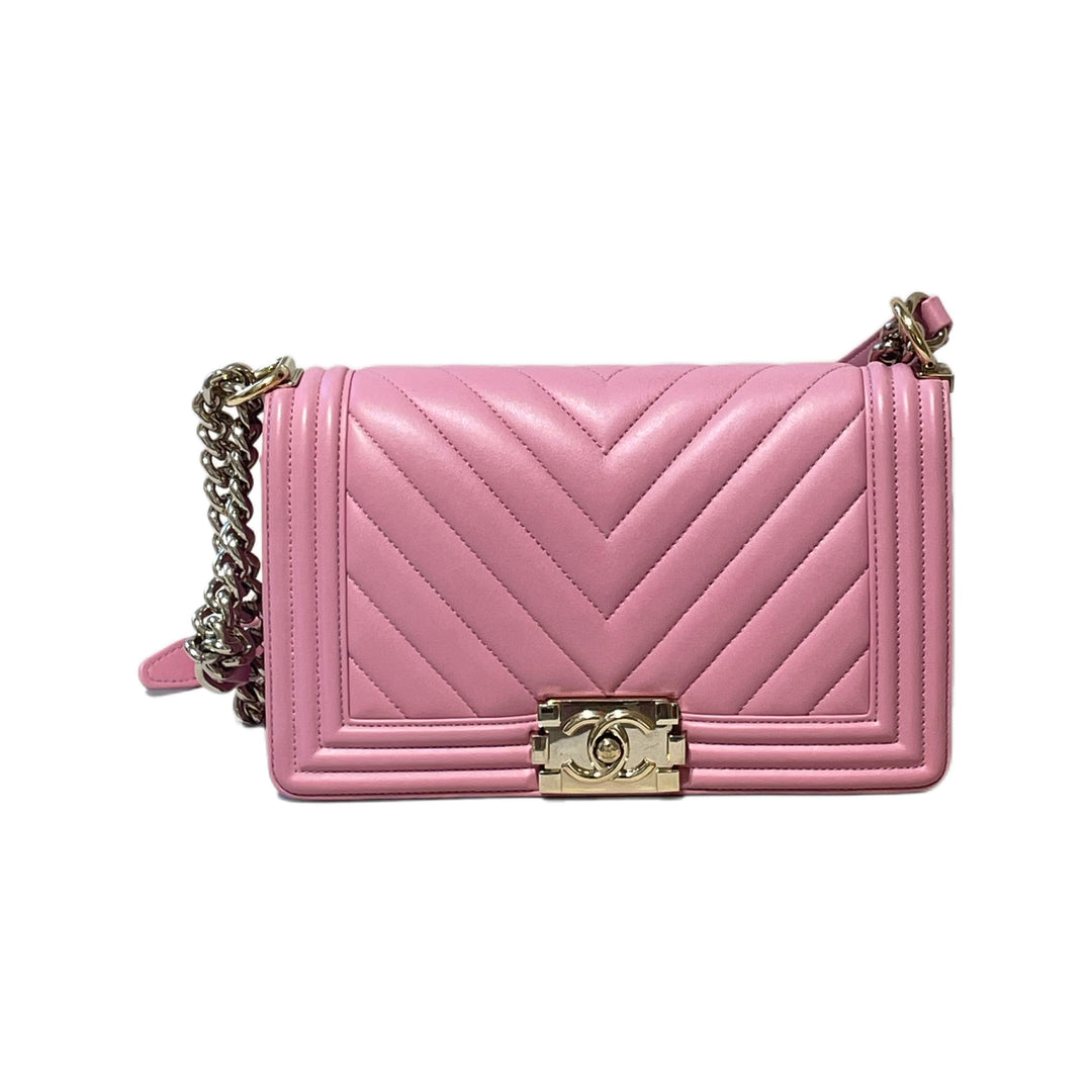 Chanel Medium Chevron LeBoy Bag