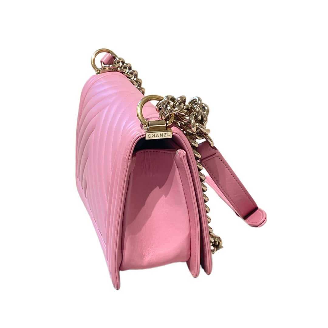 Chanel Medium Chevron LeBoy Bag