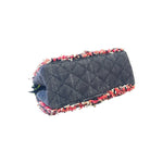 Load image into Gallery viewer, Chanel Reissue 2.55 Flap Bag Quilted Denim with Tweed Fringe 225
