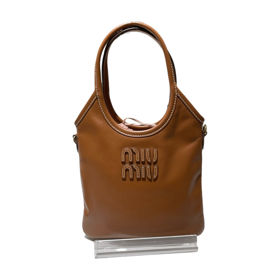 miumiu IVY leather handbag
