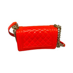 Load image into Gallery viewer, chanel leboy橘色漆皮
