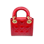 Load image into Gallery viewer, dior红色漆皮戴妃
