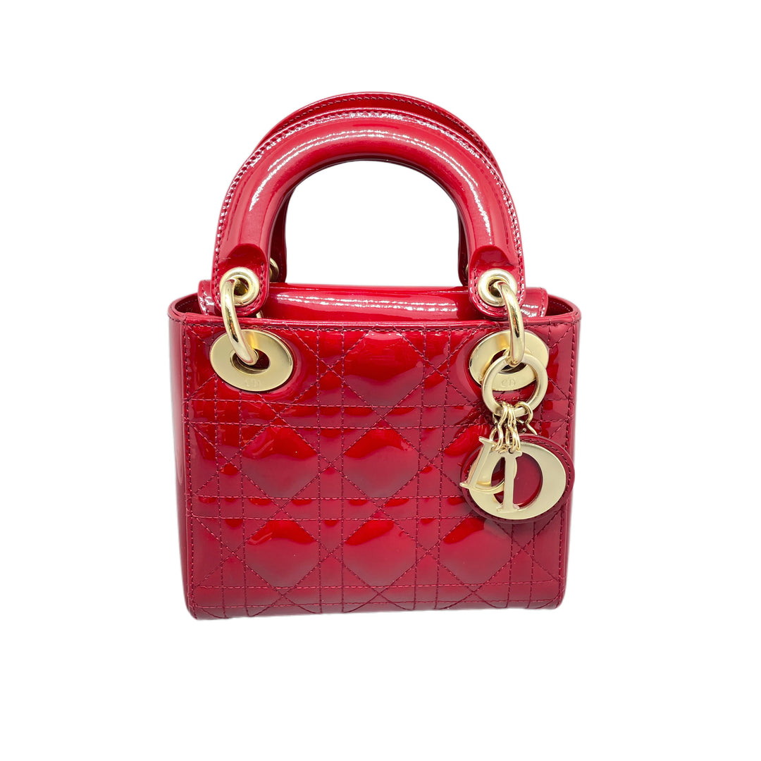 dior红色漆皮戴妃