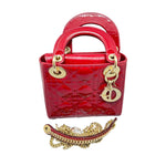 Load image into Gallery viewer, dior红色漆皮戴妃
