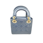 Load image into Gallery viewer, dior雾霾蓝漆皮戴妃
