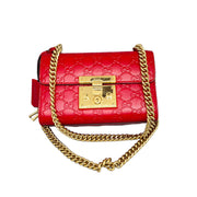 gucci padlock红色